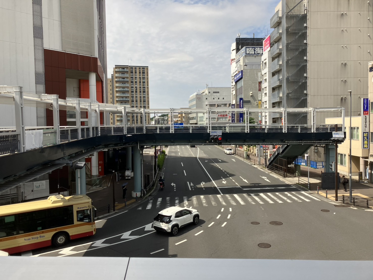 陸橋からの眺め（北側）
